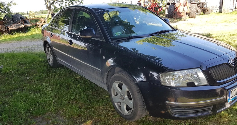 Skoda Superb cena 13500 przebieg: 255600, rok produkcji 2007 z Bełchatów małe 106